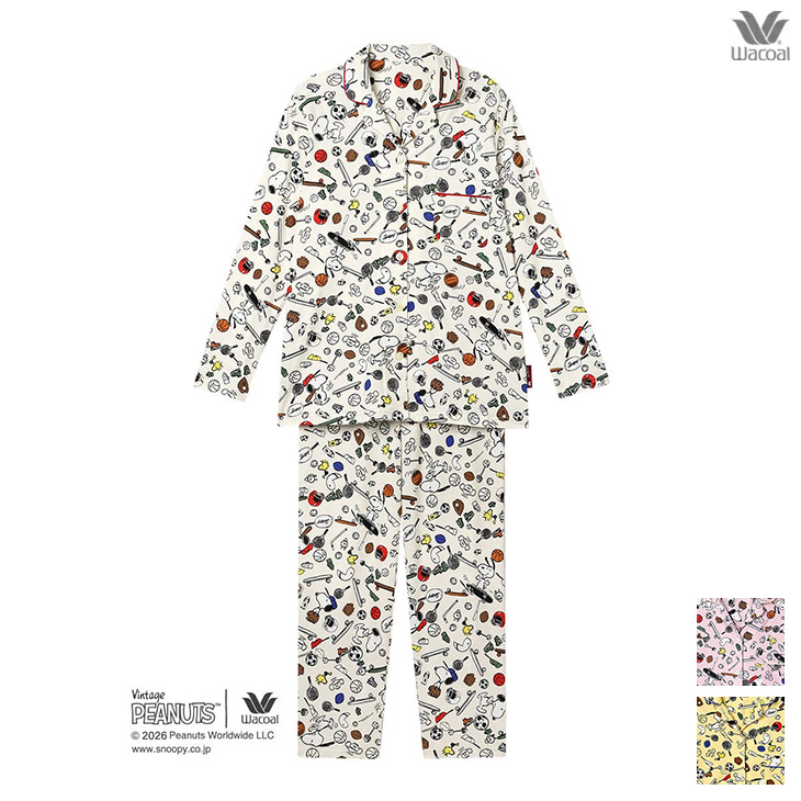 ピーナッツ スヌーピー snoopy ワコール wacoal レディース パジャマ ルームウェア 部屋着 春夏