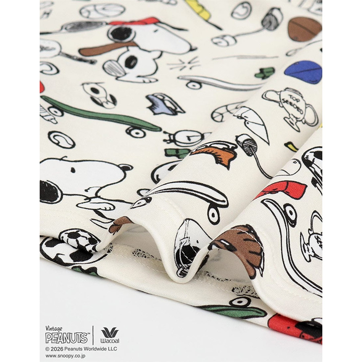 ピーナッツ スヌーピー snoopy ワコール wacoal レディース パジャマ ルームウェア 部屋着 春夏
