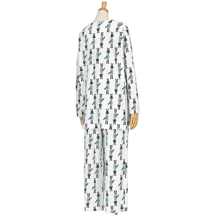 ワコール wacoal マタノアツコ ルームウェア hdx503 部屋着 パジャマ ナイトウェア パジャマ 長袖 春夏 コットン