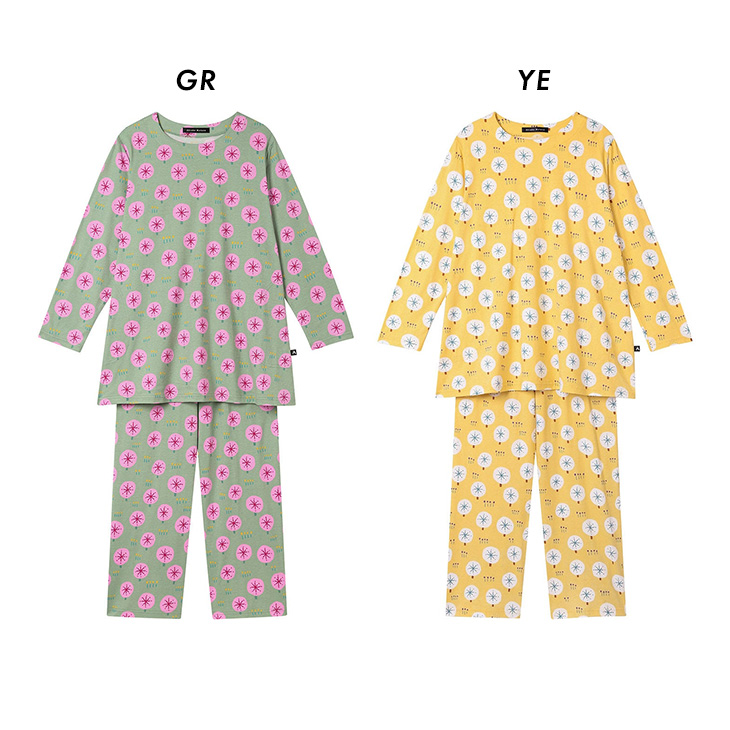 ワコール wacoal マタノアツコ ルームウェア hdx519 部屋着 パジャマ ナイトウェア パジャマ 長袖 春夏 コットン