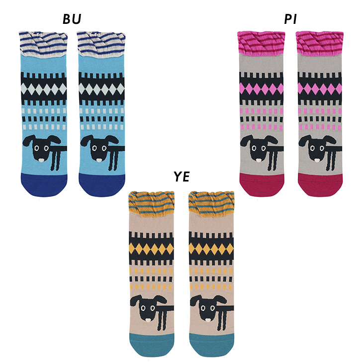 ワコール wacoal マタノアツコ くつ下 靴下 ソックス クマ ノルディック hqy016 国産 日本製