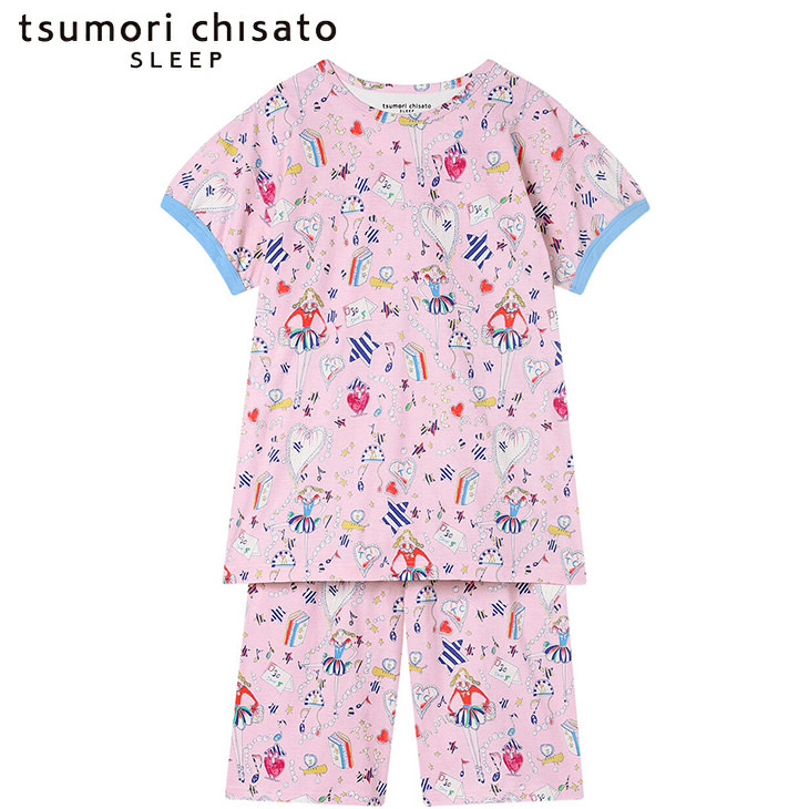 ツモリチサト tsumori chisato ワコール wacoal パジャマ ルームウェア 部屋着 半袖 ツモリチサトスリープ 寝間着 春夏 udt122