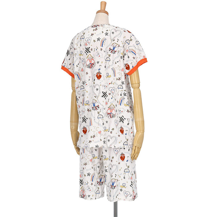 ツモリチサト tsumori chisato ワコール wacoal パジャマ ルームウェア 部屋着 半袖 ツモリチサトスリープ 寝間着 春夏 udt122
