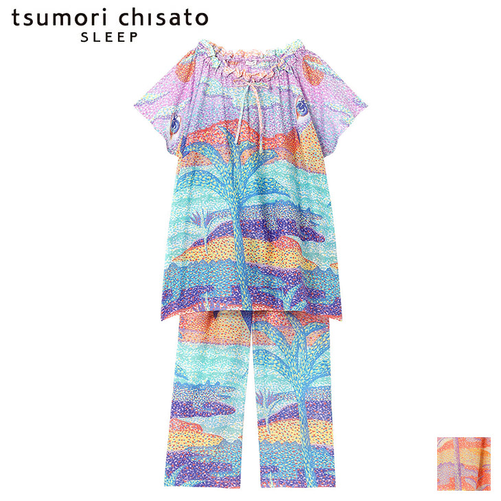 ツモリチサト tsumori chisato ワコール wacoal パジャマ ルームウェア 部屋着 半袖 ツモリチサトスリープ 寝間着 春夏 udt161