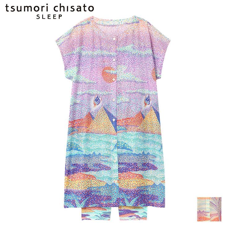 ツモリチサト tsumori chisato ワコール wacoal パジャマ ルームウェア 部屋着 半袖 ツモリチサトスリープ 寝間着 春夏 udt162