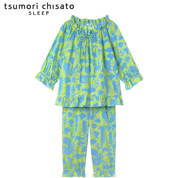 ツモリチサト tsumori chisato ワコール wacoal パジャマ ルームウェア 部屋着 半袖 ツモリチサトスリープ 寝間着 春夏 udt211