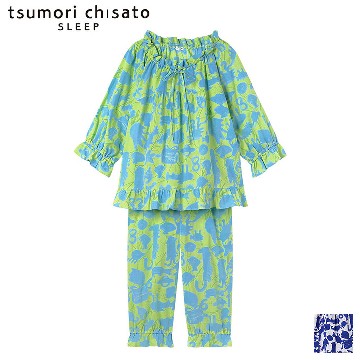 ツモリチサト tsumori chisato ワコール wacoal パジャマ ルームウェア 部屋着 半袖 ツモリチサトスリープ 寝間着 春夏 udt211