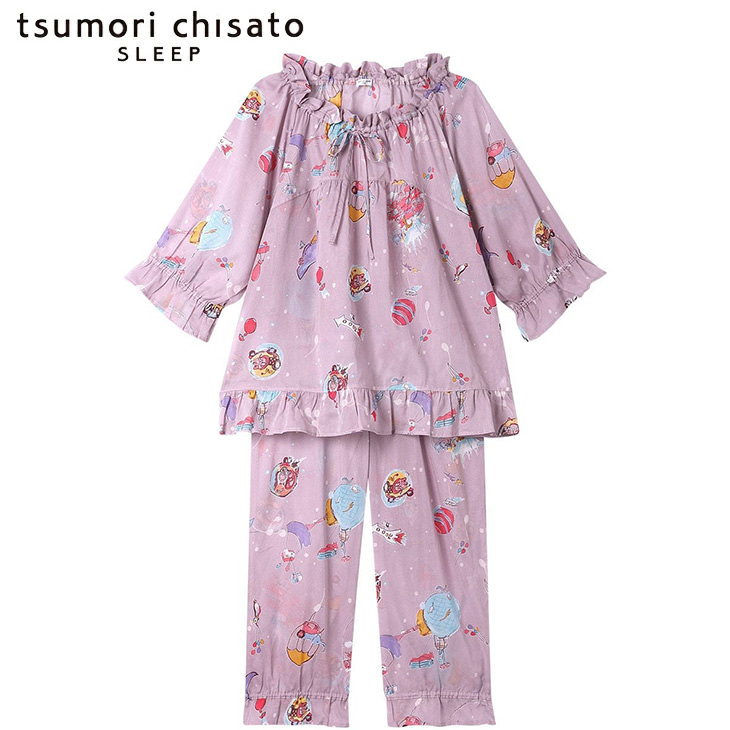 ツモリチサト tsumori chisato ワコール wacoal パジャマ ルームウェア 部屋着 半袖 ツモリチサトスリープ 寝間着 春夏 udt240