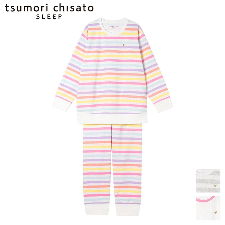 ツモリチサト tsumori chisato ワコール wacoal パジャマ ルームウェア 部屋着 長袖 ツモリチサトスリープ 寝間着 秋冬 起毛 udw405