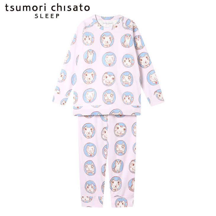 ツモリチサト tsumori chisato ワコール wacoal パジャマ ルームウェア 部屋着 長袖 ツモリチサトスリープ 寝間着 秋冬 起毛 udw424
