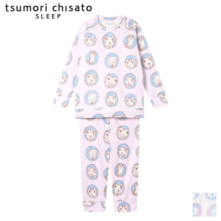 ツモリチサト tsumori chisato ワコール wacoal パジャマ ルームウェア 部屋着 長袖 ツモリチサトスリープ 寝間着 秋冬 起毛 udw424