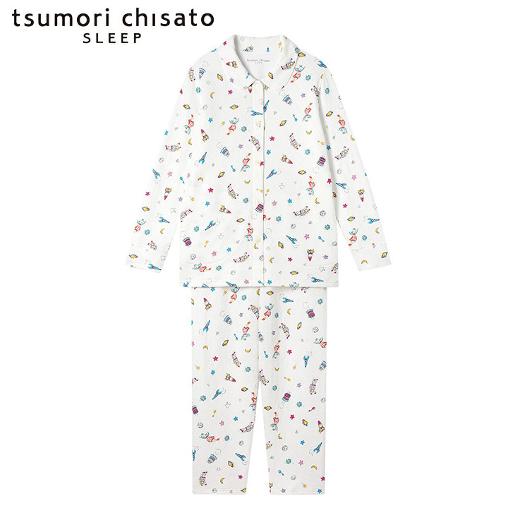 ツモリチサト tsumori chisato ワコール wacoal パジャマ ルームウェア 部屋着 長袖 ツモリチサトスリープ 寝間着 秋冬 起毛 udw425