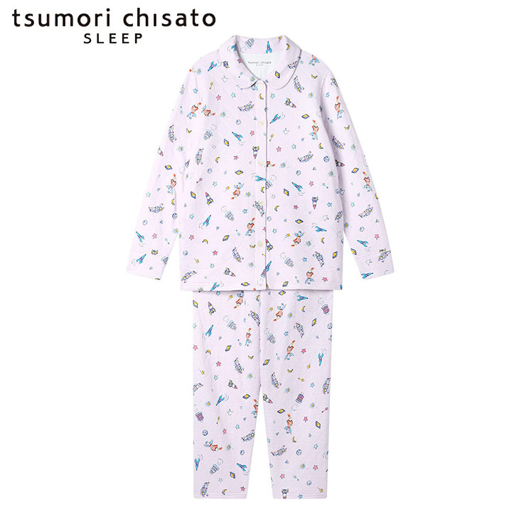 ツモリチサト tsumori chisato ワコール wacoal パジャマ ルームウェア 部屋着 長袖 ツモリチサトスリープ 寝間着 秋冬 起毛 udw425
