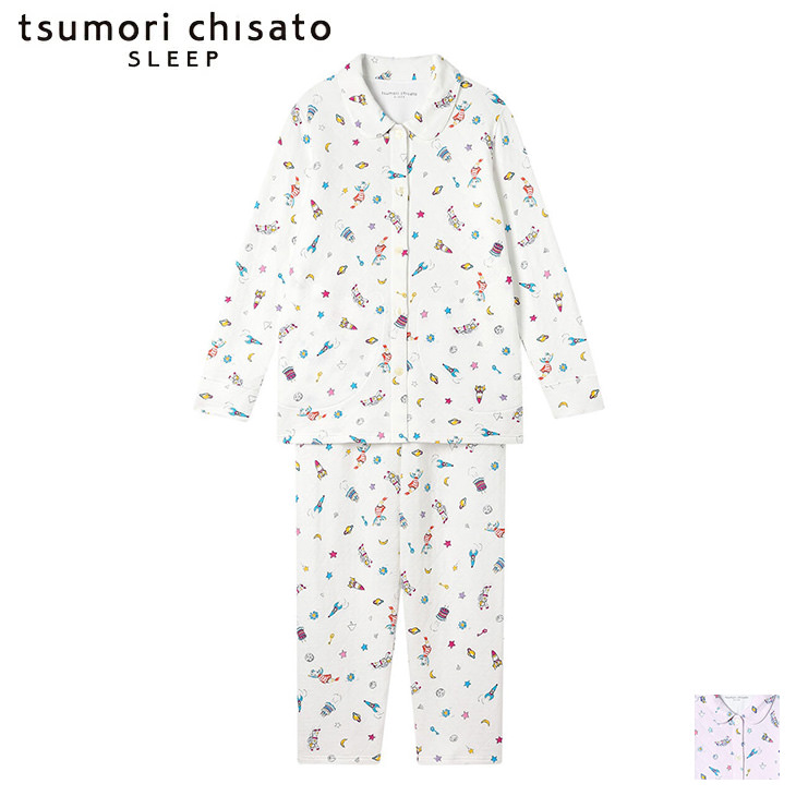 ツモリチサト tsumori chisato ワコール wacoal パジャマ ルームウェア 部屋着 長袖 ツモリチサトスリープ 寝間着 秋冬 起毛 udw425