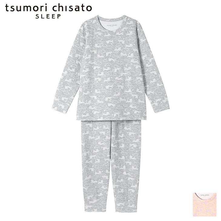 ツモリチサト tsumori chisato ワコール wacoal パジャマ ルームウェア 部屋着 長袖 ツモリチサトスリープ 寝間着 秋冬 起毛 udw455