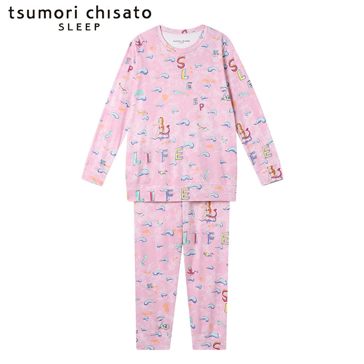 ツモリチサト tsumori chisato ワコール wacoal パジャマ ルームウェア 部屋着 長袖 ツモリチサトスリープ 寝間着 春夏 udx501