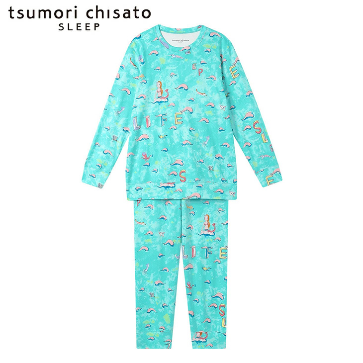 ツモリチサト tsumori chisato ワコール wacoal パジャマ ルームウェア 部屋着 長袖 ツモリチサトスリープ 寝間着 春夏 udx501