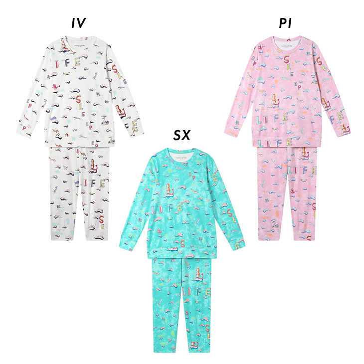 ツモリチサト tsumori chisato ワコール wacoal パジャマ ルームウェア 部屋着 長袖 ツモリチサトスリープ 寝間着 春夏 udx501