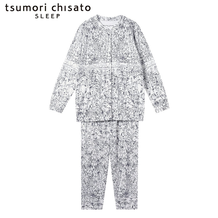 ツモリチサト tsumori chisato ワコール wacoal パジャマ ルームウェア 部屋着 長袖 ツモリチサトスリープ 寝間着 春夏 udx503