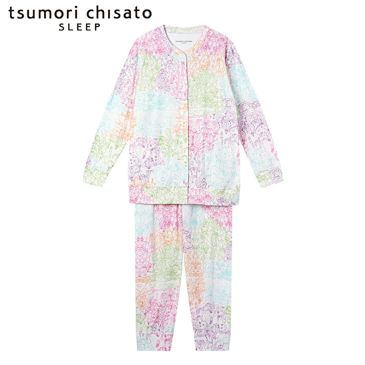 ツモリチサト tsumori chisato ワコール wacoal パジャマ ルームウェア 部屋着 長袖 ツモリチサトスリープ 寝間着 春夏 udx503