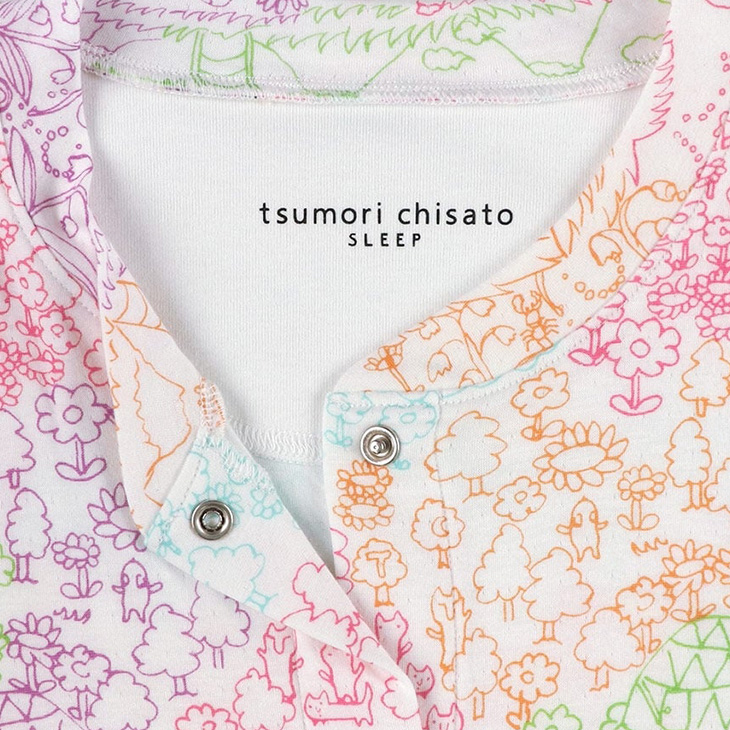 ツモリチサト tsumori chisato ワコール wacoal パジャマ ルームウェア 部屋着 長袖 ツモリチサトスリープ 寝間着 春夏 udx503