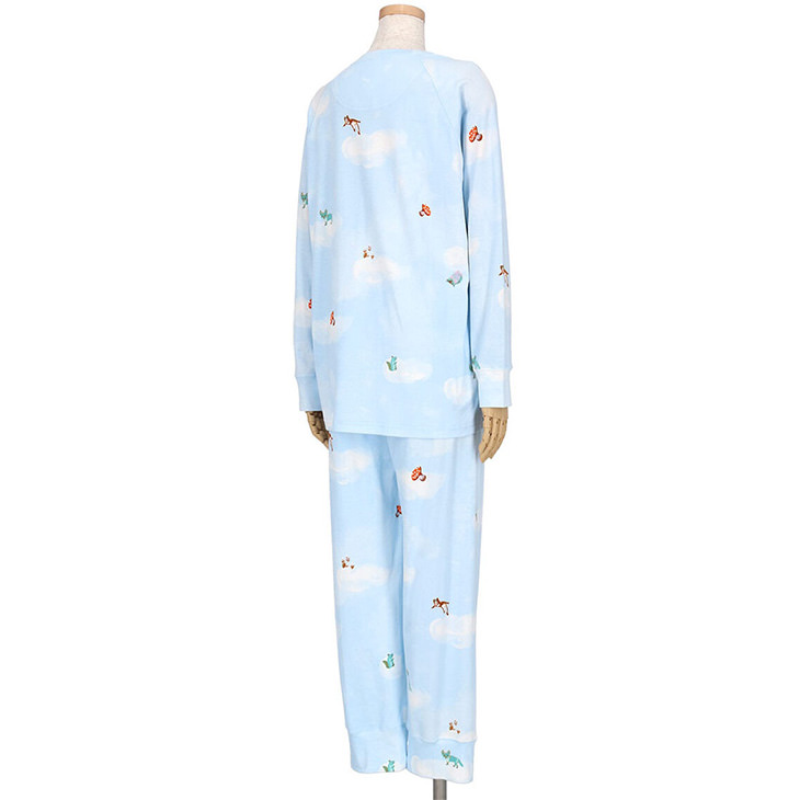 ツモリチサト tsumori chisato ワコール wacoal パジャマ ルームウェア 部屋着 長袖 森の惑星に住む動物 ツモリチサトスリープ 寝間着 秋冬 UDX562