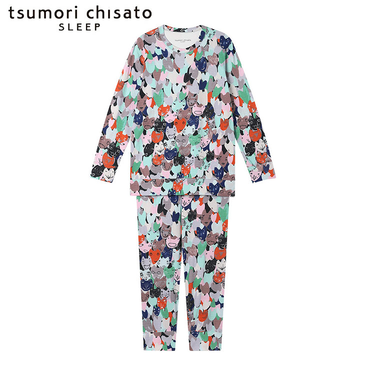 ツモリチサト tsumori chisato ワコール wacoal パジャマ ルームウェア 部屋着 長袖 ツモリチサトスリープ 寝間着 秋冬 udx563