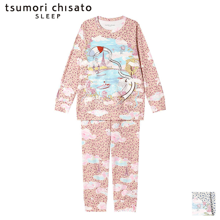 ツモリチサト tsumori chisato ワコール wacoal パジャマ ルームウェア 部屋着 長袖 ツモリチサトスリープ 寝間着 春夏 udx580