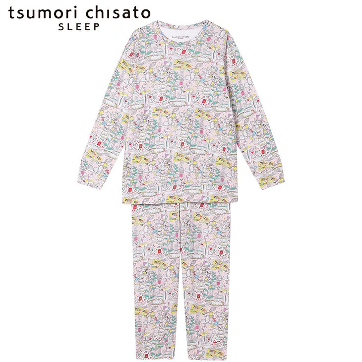 ツモリチサト tsumori chisato ワコール wacoal パジャマ ルームウェア 部屋着 長袖 ツモリチサトスリープ 寝間着 秋冬 udx595