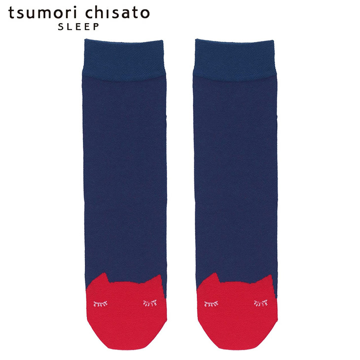 ツモリチサト tsumori chisato ワコール wacoal ソックス 靴下 ボーダー ネコ ツモリチサトスリープ 春夏 uey500