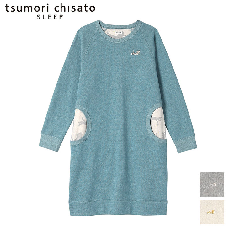 ツモリチサト tsumori chisato ワコール wacoal ワンピース ルームウェア リゾート ノースリーブ ツモリチサトスリープ 寝間着 春夏 unx587