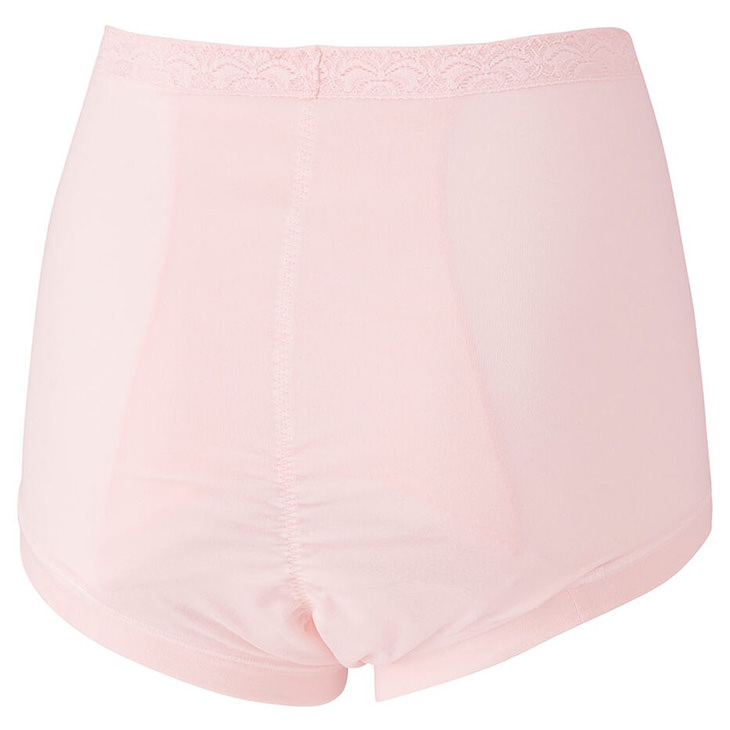 ワコール らくらくパートナー ショーツ パンツ 下着 インナー はきこみ丈深め 防水布付き 尿もれ 失禁 介護 dsl550