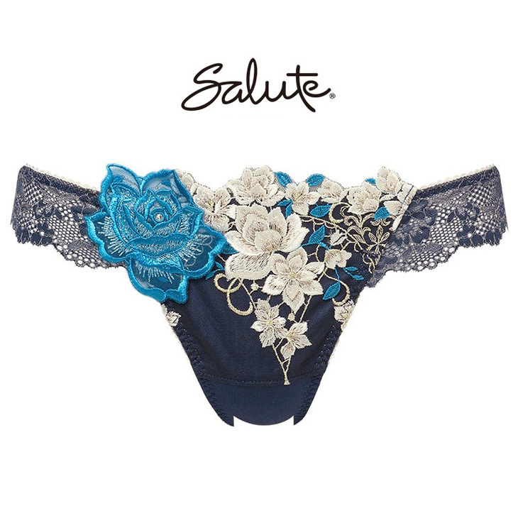 ワコール サルート Salute 16 ptj416 ショーツ パンツ ソング タンガ Tバック Tback 花柄 フラワー柄 下着 インナー