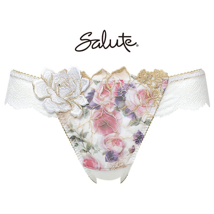 ワコール サルート Salute 17 ptj217 ショーツ パンツ ソング タンガ Tバック Tback 花柄 フラワー柄 下着 インナー
