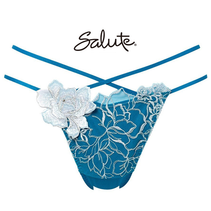 ワコール サルート Salute 17 ptj417 ショーツ パンツ ソング タンガ Tバック Tback 花柄 フラワー柄 下着 インナー