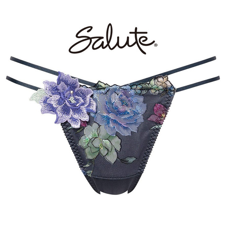 ワコール サルート Salute 21 ptj421 ショーツ パンツ ソング タンガ Tバック Tback 花柄 フラワー柄 下着 インナー