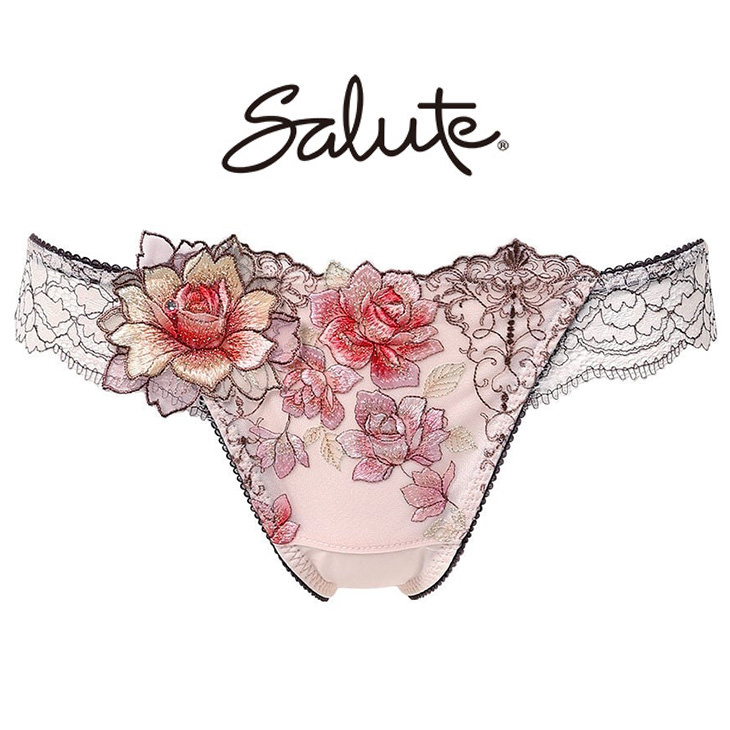 ワコール サルート Salute 22 ptj423 ショーツ パンツ ソング タンガ Tバック Tback 花柄 フラワー柄 下着 インナー