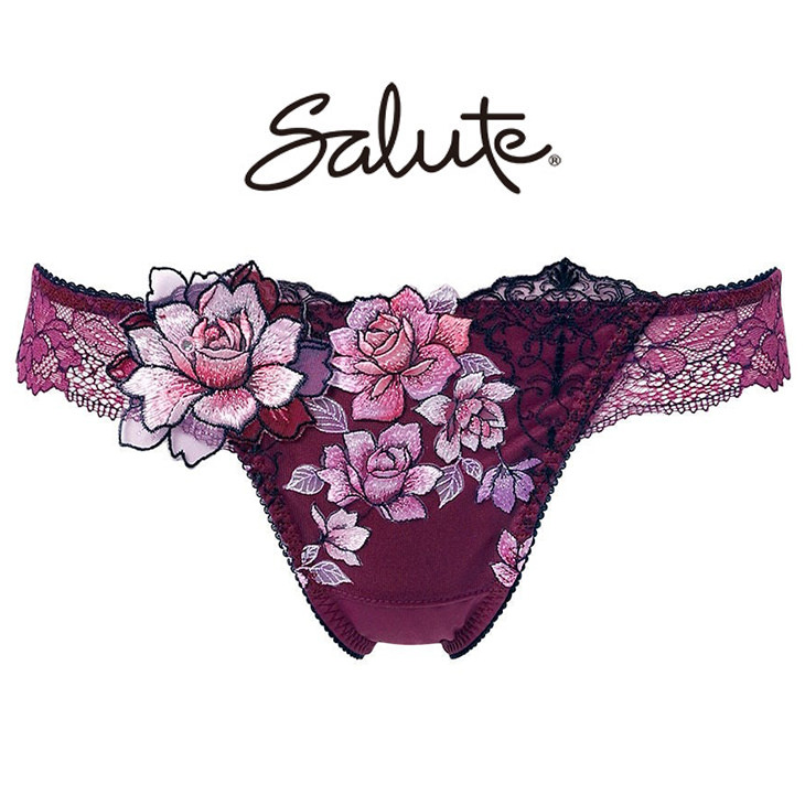 ワコール サルート Salute 22 ptj423 ショーツ パンツ ソング タンガ Tバック Tback 花柄 フラワー柄 下着 インナー