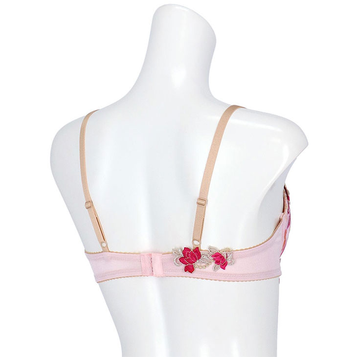 サルート Salute ブラジャー プッシュアップブラ 3/4 BCカップブラ 下着 ランジェリー ワコール Wacoal 花柄 サンドロ・ボッティチェッリオンプリント セクシー 26シリーズ btj426