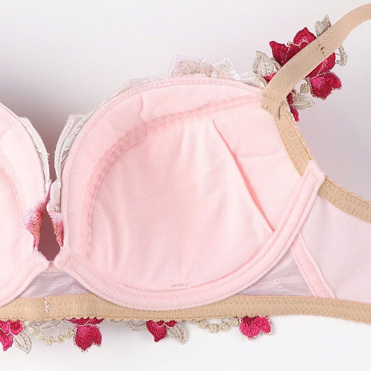 サルート Salute ブラジャー プッシュアップブラ 3/4 BCカップブラ 下着 ランジェリー ワコール Wacoal 花柄 フサンドロ・ボッティチェッリオンプリント セクシー 26シリーズ btj426