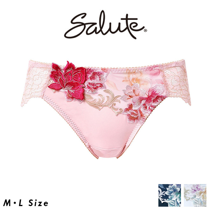 ワコール サルート Salute 26シリーズ PTJ326 ショーツ パンツ サニタリーショーツ 生理ショーツ 花柄 フラワー柄 下着 インナー