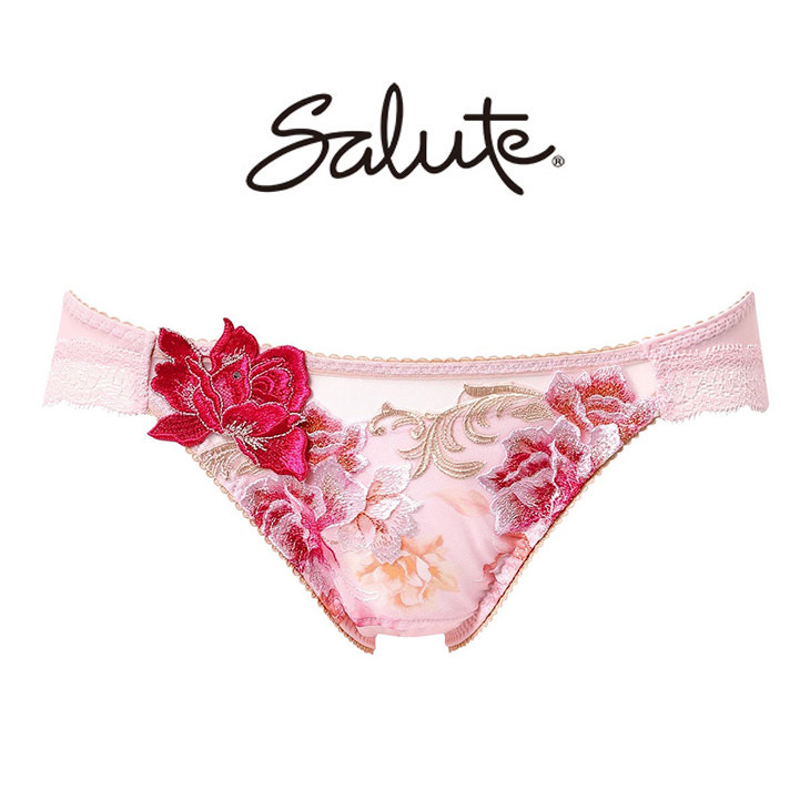 ワコール サルート Salute 26シリーズ  ショーツ パンツ スーパービキニ スタンダード 刺繍 セクシー ランジェリー 勝負下着 花柄 フラワー柄