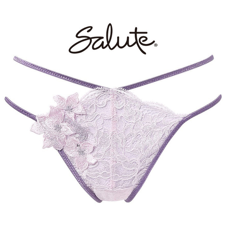 ワコール サルート Salute 27シリーズ PTJ427 ショーツ パンツ ソング タンガ Tバック Tback 花柄 フラワー柄 下着 インナー