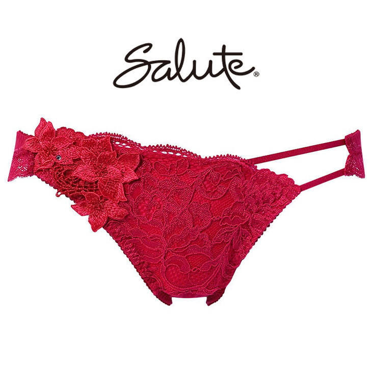 ワコール サルート Salute 27シリーズ  ショーツ パンツ スーパービキニ スタンダード 刺繍 セクシー ランジェリー 勝負下着 花柄 フラワー柄