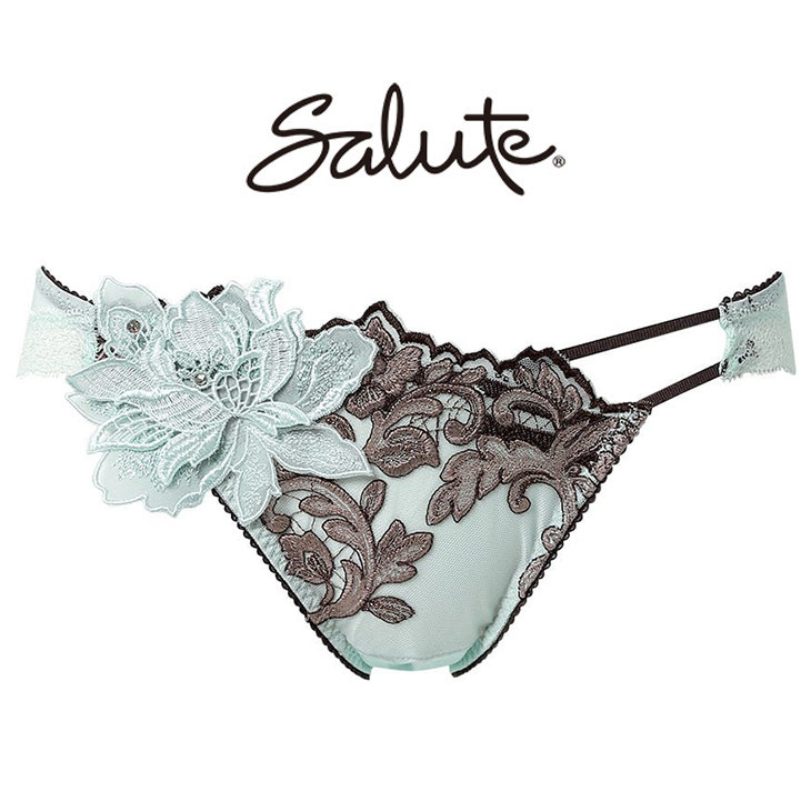 ワコール サルート Salute 32グループ 32G  ショーツ パンツ スーパービキニ スタンダード 刺繍 セクシー ランジェリー 勝負下着 花柄 フラワー柄