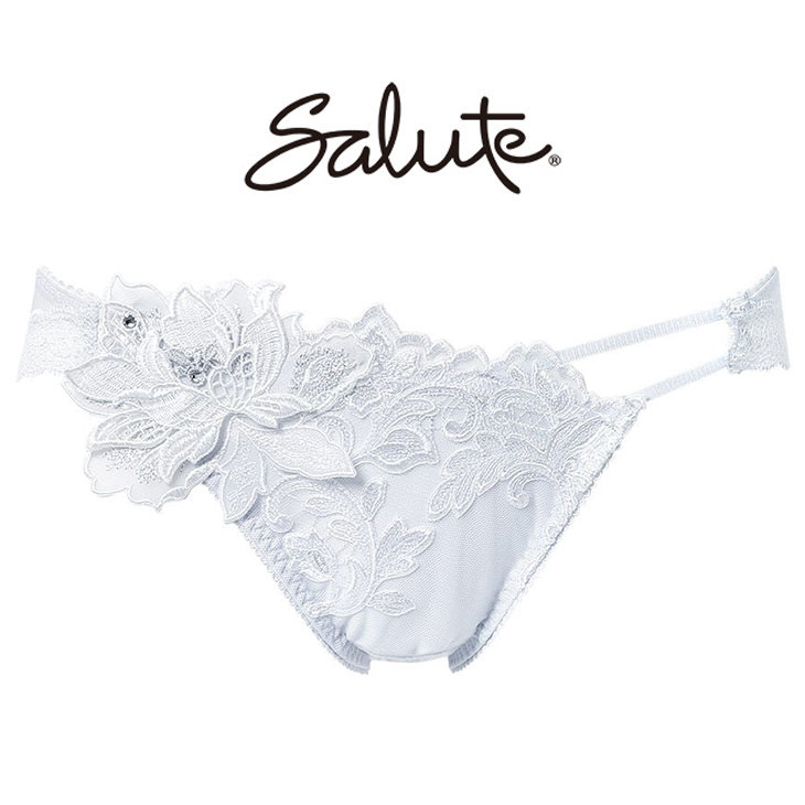 ワコール サルート Salute 32グループ 32G  ショーツ パンツ スーパービキニ スタンダード 刺繍 セクシー ランジェリー 勝負下着 花柄 フラワー柄