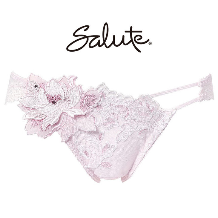 ワコール サルート Salute 32グループ 32G  ショーツ パンツ スーパービキニ スタンダード 刺繍 セクシー ランジェリー 勝負下着 花柄 フラワー柄