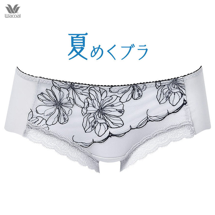 ワコール Wacoal 夏めくブラ ペアショーツ ボーイレングス ローライズ レギュラー パンツ 下着 パンティ pxb675