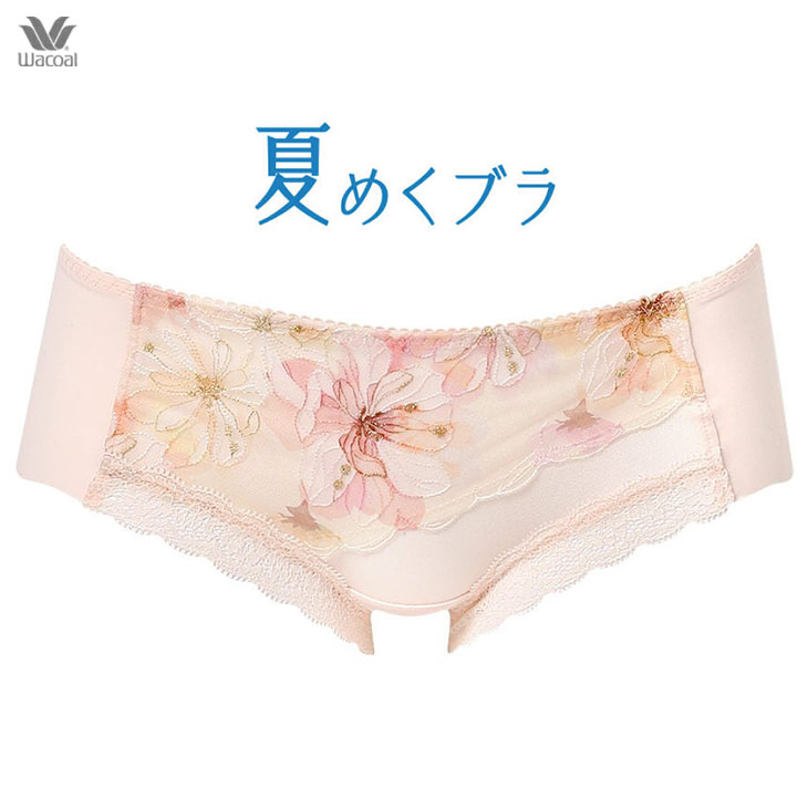 ワコール Wacoal 夏めくブラ ペアショーツ ボーイレングス ローライズ レギュラー パンツ 下着 パンティ pxb675