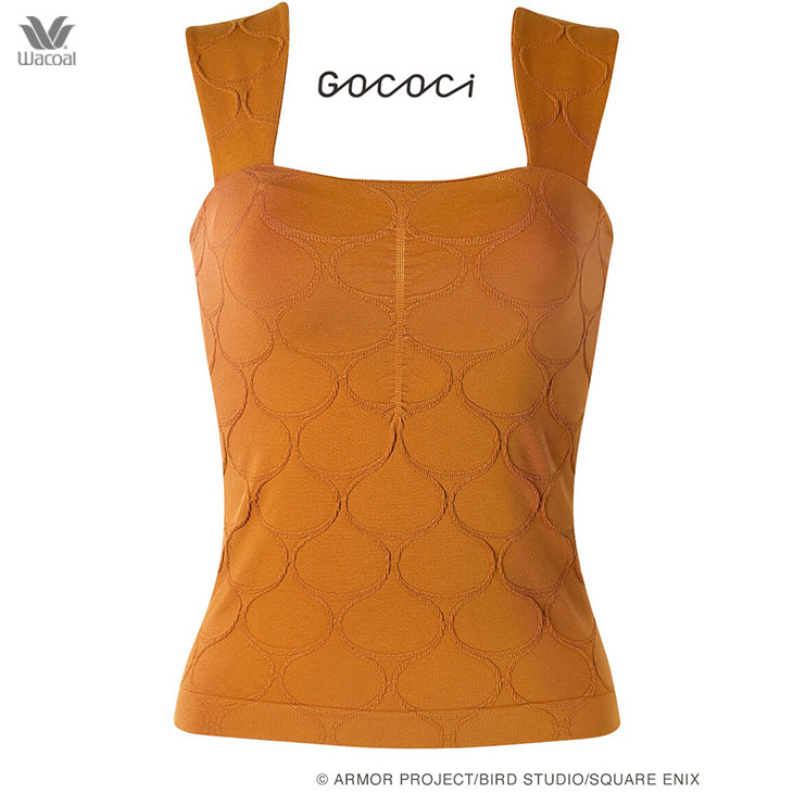 ワコール Wacoal GOCOCi ゴコチ ノンワイヤー ブラトップ ドラゴンクエストコラボ ドラクエ カップ付きインナー ブラキャミ ブラレット UGG234